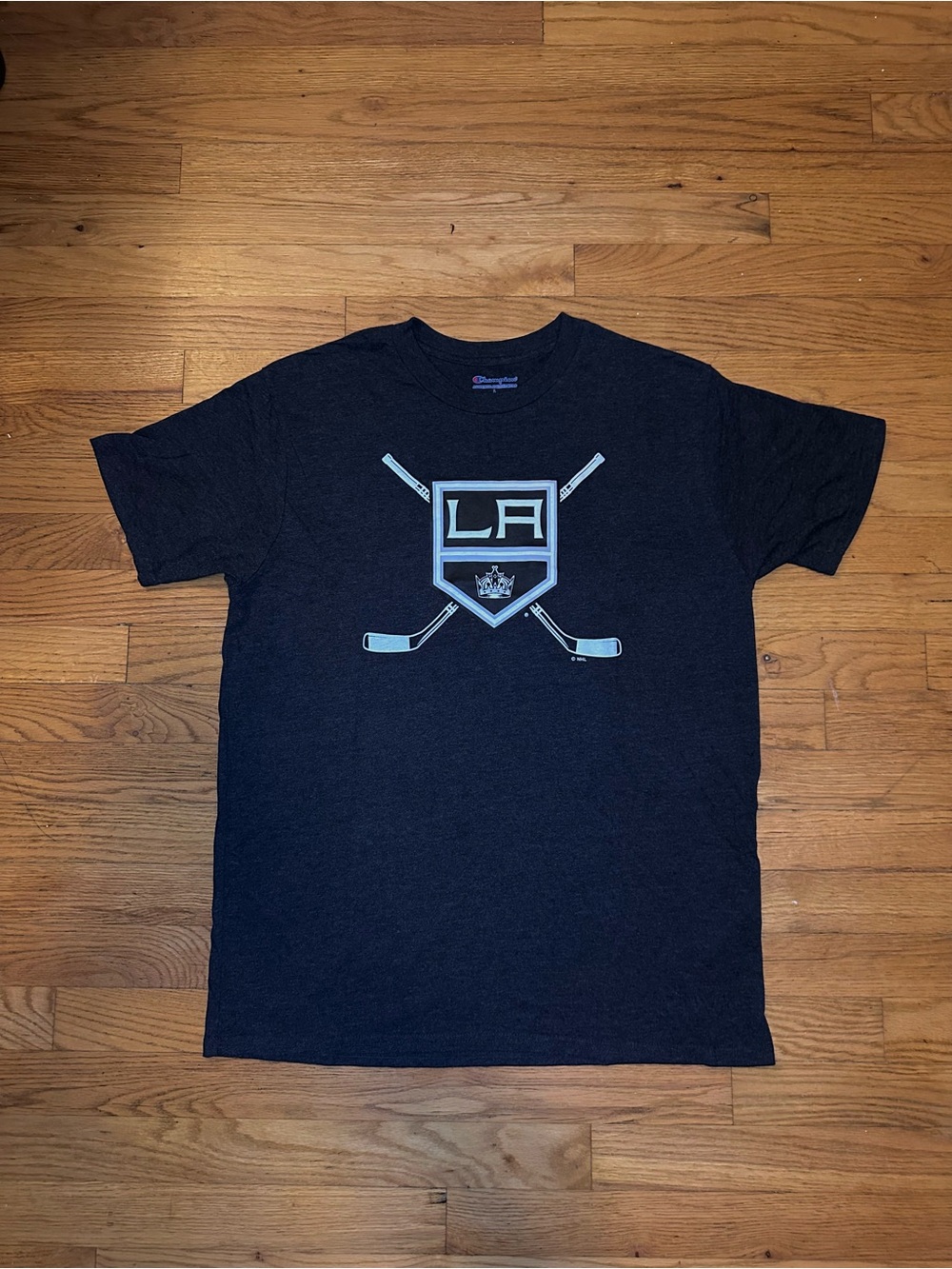 LA Kings Hockey Champion Brand Short-Sleeve Tee - Dark Grey